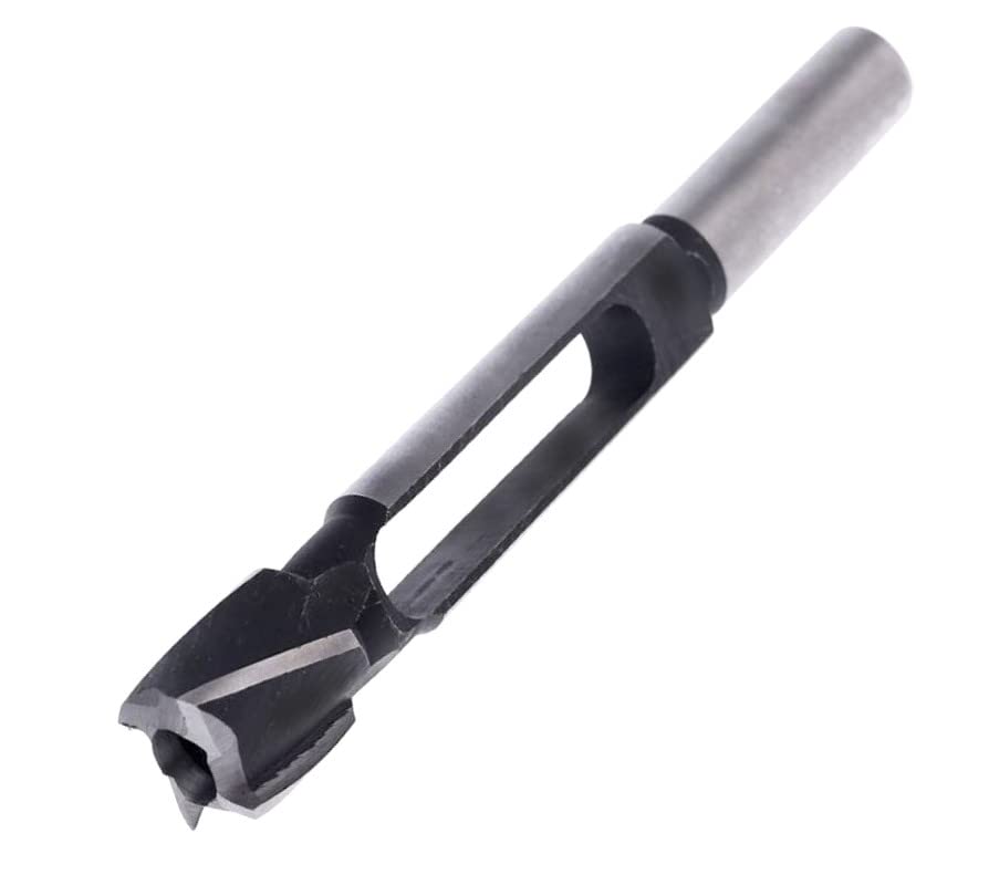 3/8 Inch Wood Tenon Dowel Plug Cutter - Professional Woodworking Drill Bit for Furniture Making, Cabinet Repair & DIY Wood Joinery Projects