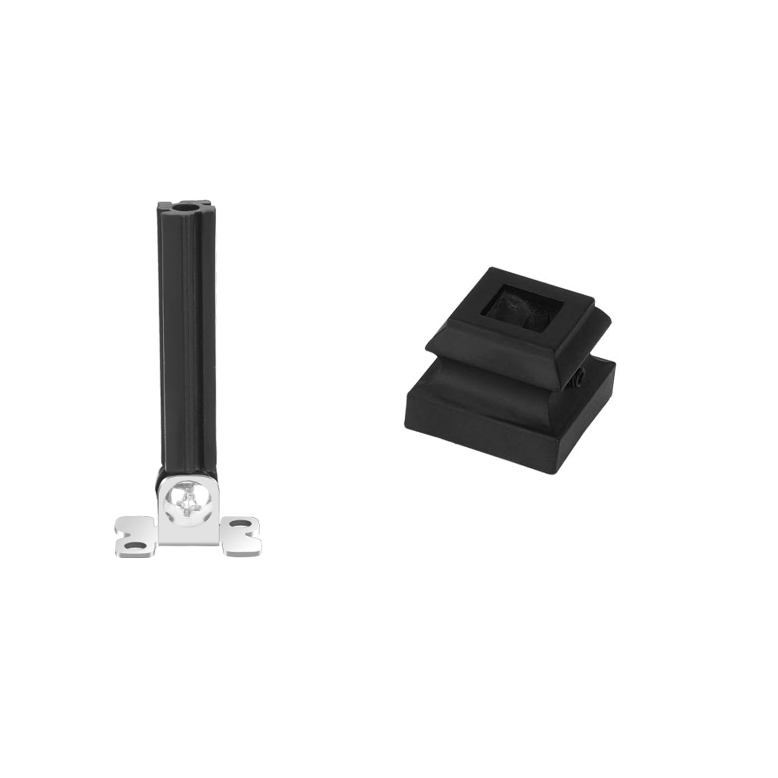 Adjustable Angle Baluster Connectors with Screw and Flat Shoes for 1/2