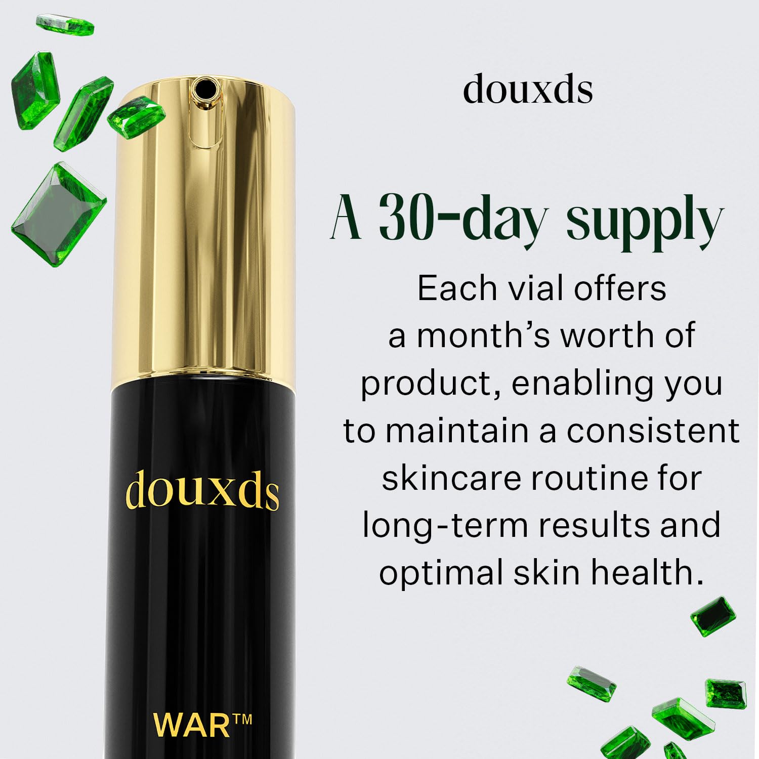 Douxds WAR™ Detox & Pore Cleansing Face Wash with Aloe Vera & Charcoal - Natural Acne Treatment for Men, Ingrown Hair Prevention, 50ml - Perfect for Daily Skincare & Post-Shave Routine