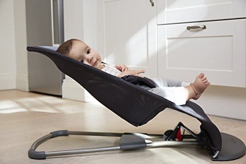Baby Bjorn Bouncer Bliss Mesh Fabric Seat - Comfortable & Ergonomic Baby Bouncer for Newborns & Infants - Perfect for Playtime, Napping & Soothing at Home