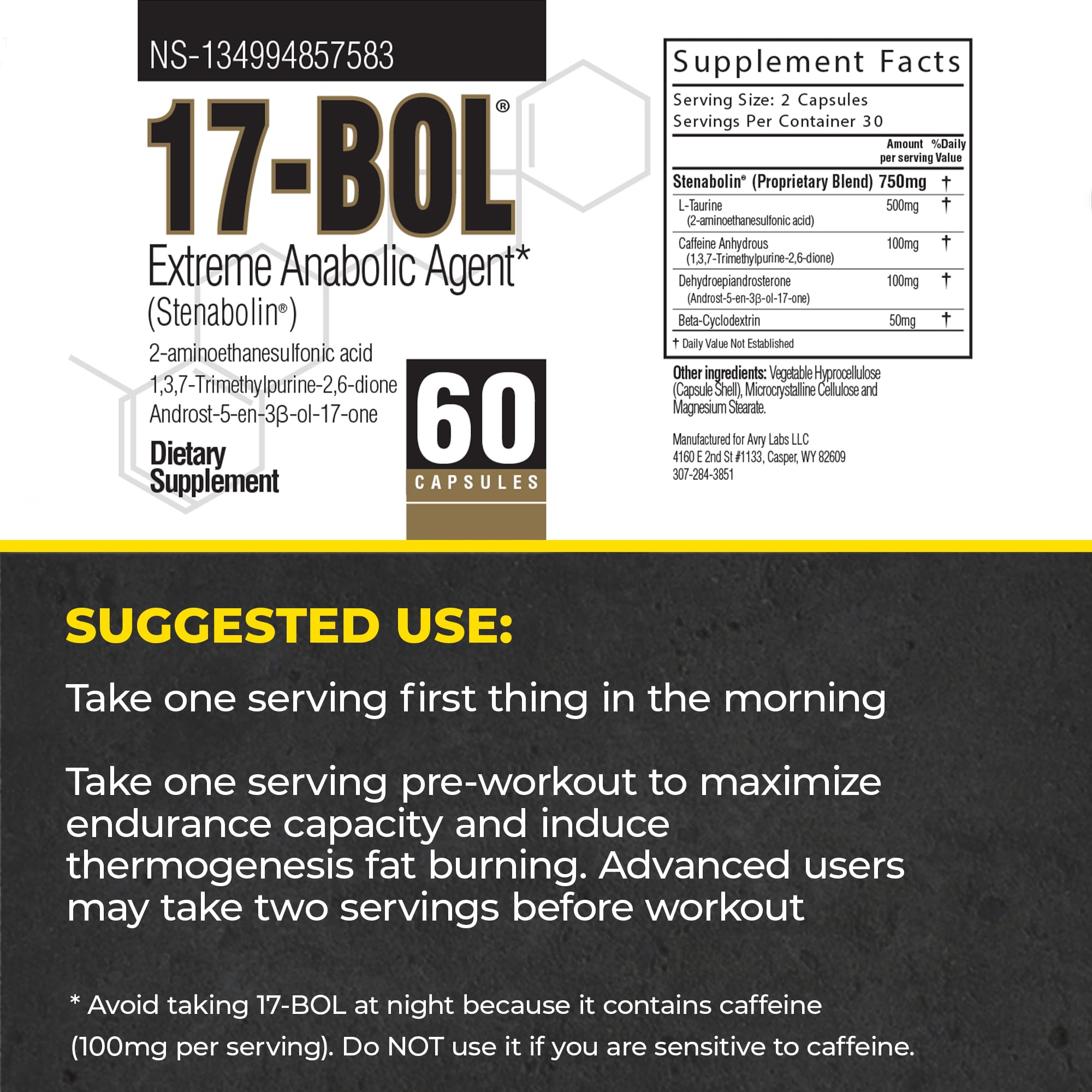 Mass Stack Bundle: M1-BOL & 17-BOL Extreme Anabolic Supplements for Muscle Growth, Recovery, Endurance, Fat Loss, Protein Synthesis & Testosterone Boost – Vegan, 1 Pack Each (30-Day Supply) | Pre-Workout & Post-Workout Supplement for Athletes & Bodybuilders