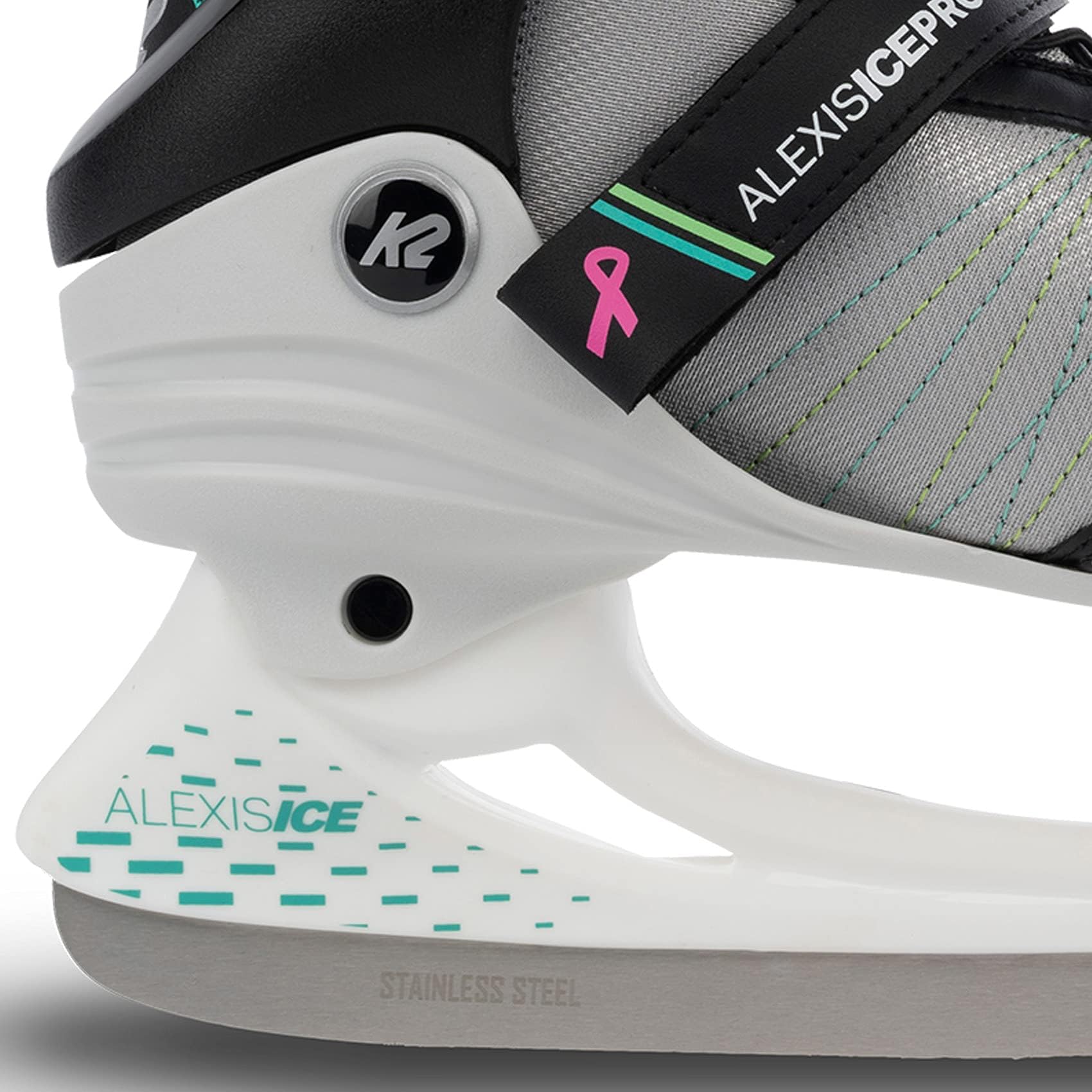 K2 Alexis Ice Pro Women's Figure Skates - Premium Ice Skating Boots for Comfort & Performance - Perfect for Recreational Skating, Ice Dancing & Training