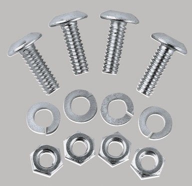 Custom Car License Plate Fasteners - Durable Stainless Steel Screws & Bolts Kit for Secure Mounting - Perfect for Auto, Truck, and Motorcycle License Plates