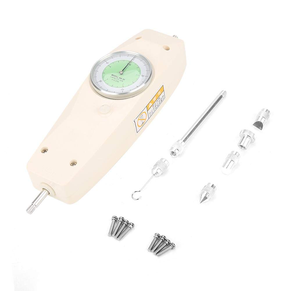 NK-50 Analog Dynamometer - 50N Force Gauge Tester for Push/Pull Measurement - Industrial Strength Meter for Electronics, Chemical & Machinery Testing - Perfect for Quality Control & Laboratory Use
