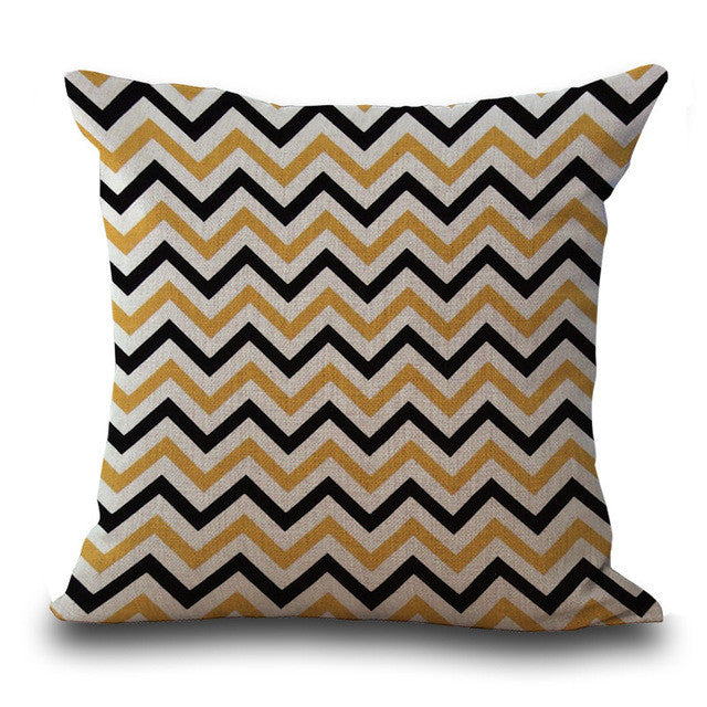 Modern Abstract Geometric Pillow Cover - Stylish Decorative Cushion Case for Living Room, Bedroom & Sofa - Home Decor Accent