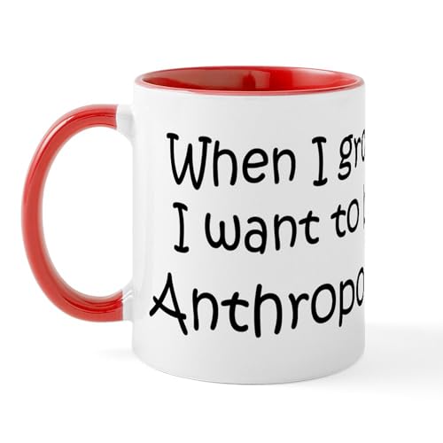 White/Red Inside - Grow Up Anthropologist Mug