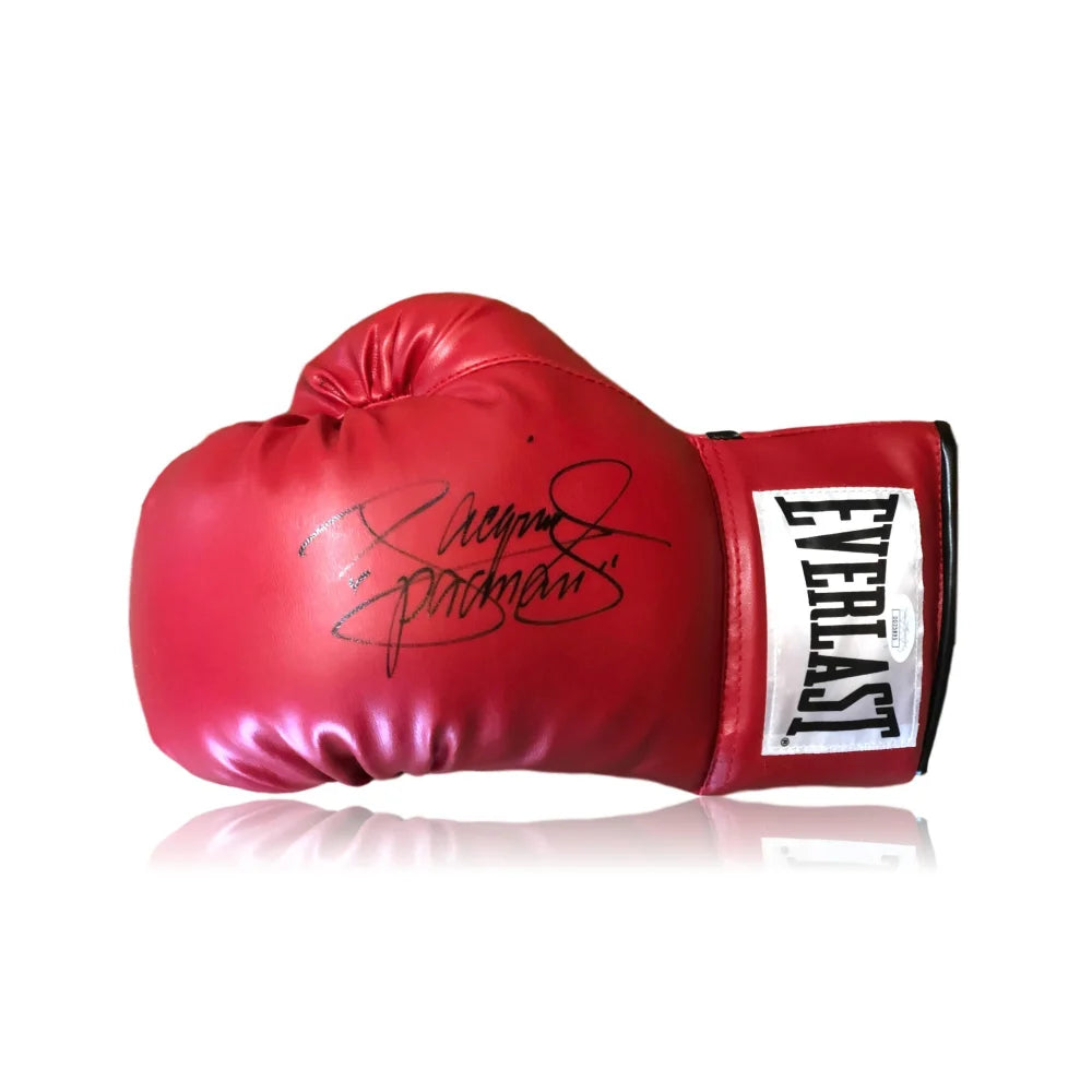 Authentic Everlast Boxing Gloves Signed by Manny Pacquiao with JSA COA - Pacman vs Mayweather Collector's Item - Perfect for Boxing Memorabilia Displays & Sports Fan Gifts