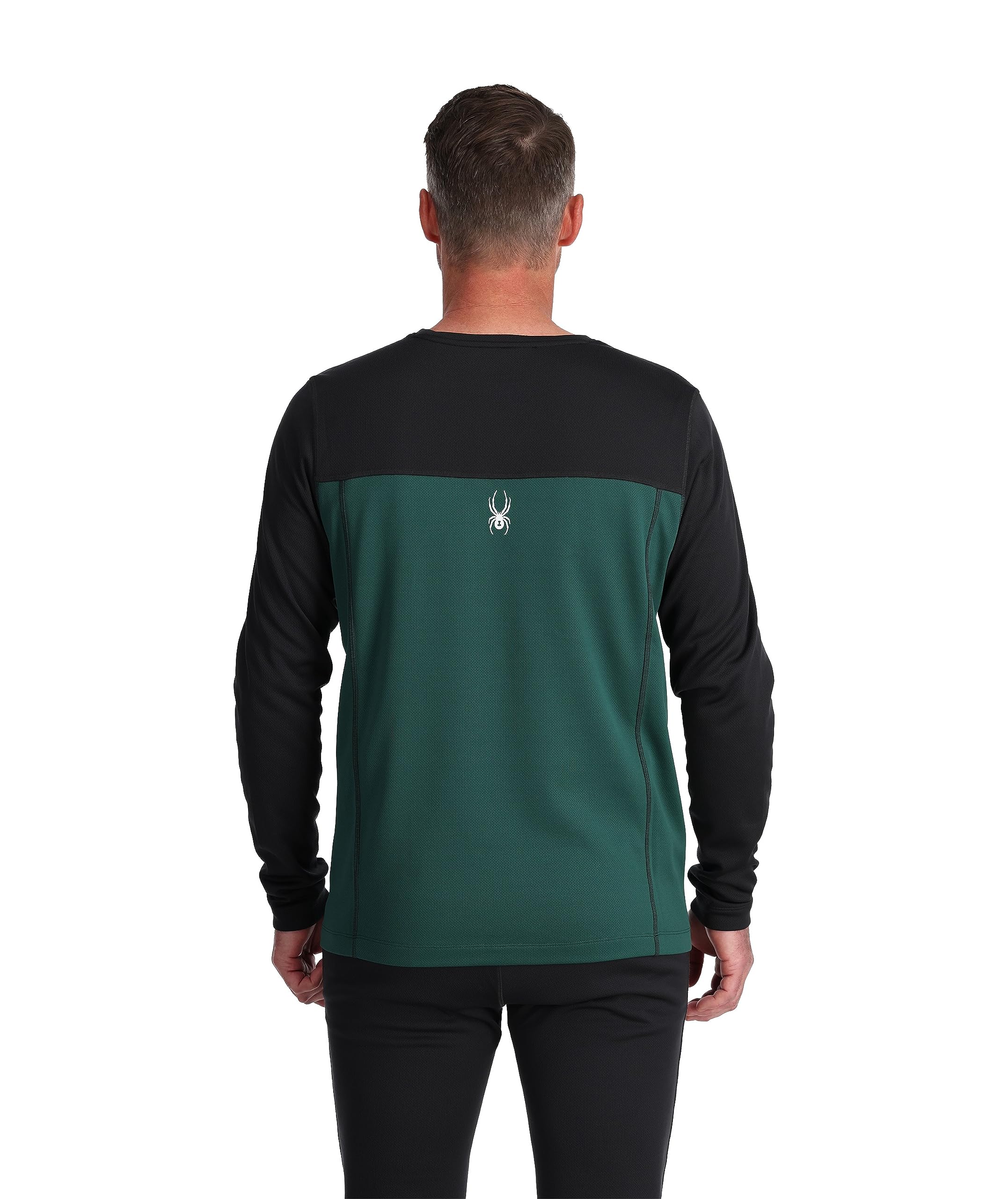 Spyder Men's Charger Crew Hiking Shirt - Lightweight Quick-Dry Outdoor Shirt for Hiking, Camping & Travel (Pack of 1) - Perfect for Mountain Adventures & Summer Exploration