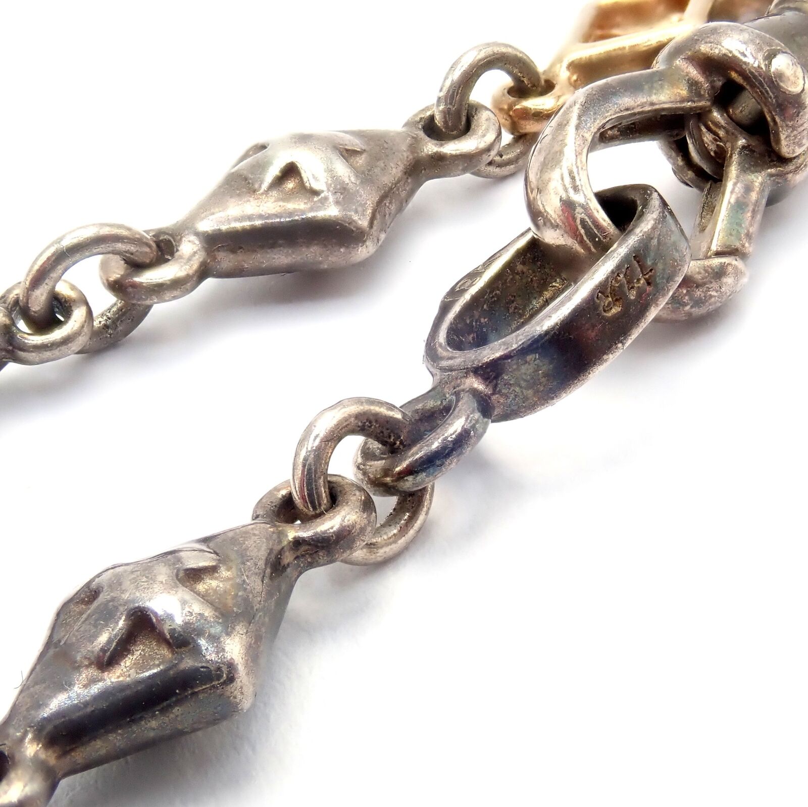 Authentic Loree Rodkin 18k Yellow Gold and Silver 16
