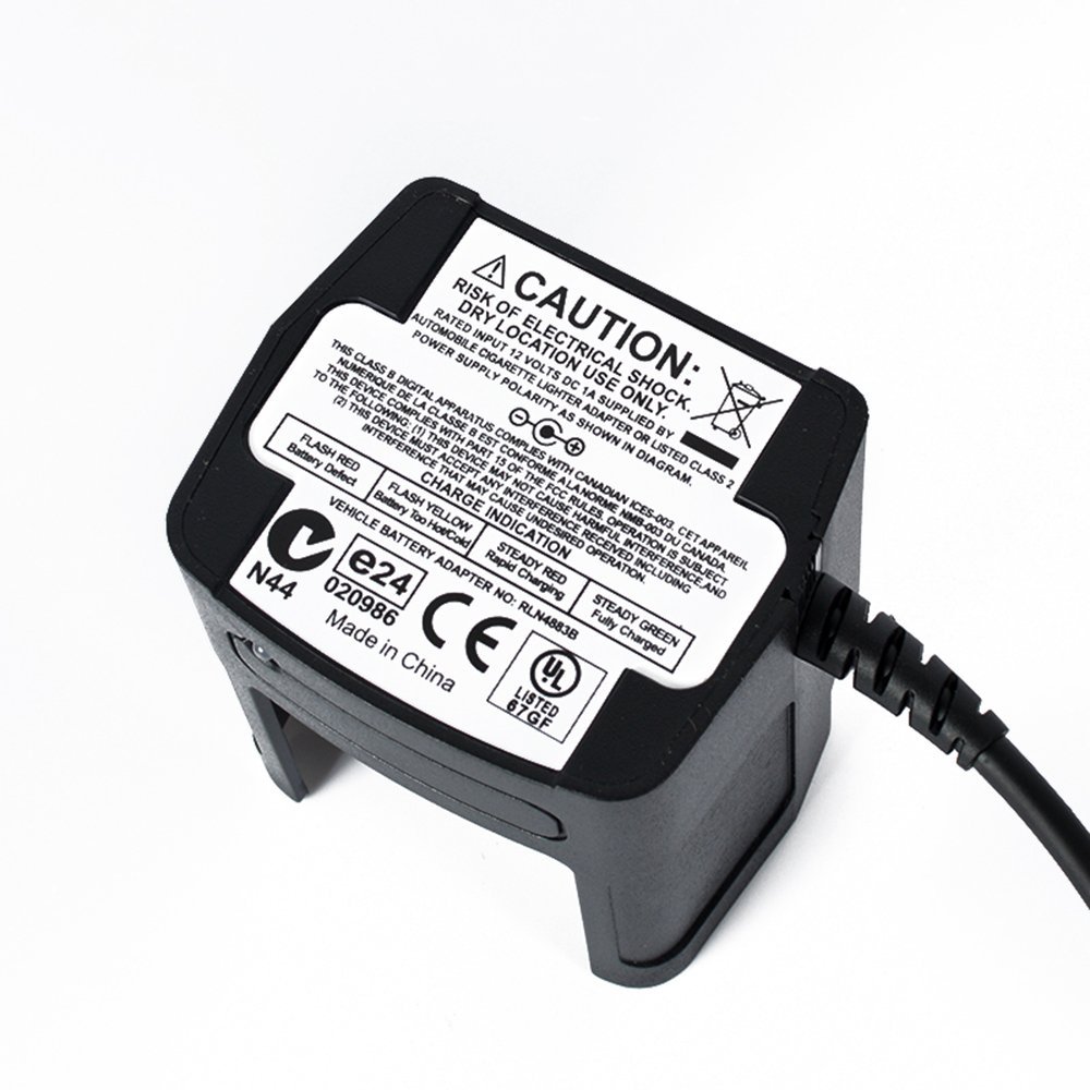 HYS Car Charger RLN4883B - Fast Battery Charger for Motorola HT1250, HT750, HT1250LS, MTX850, MTX9250 Walkie Talkie Radios - Perfect for Emergency, Construction & Outdoor Communication