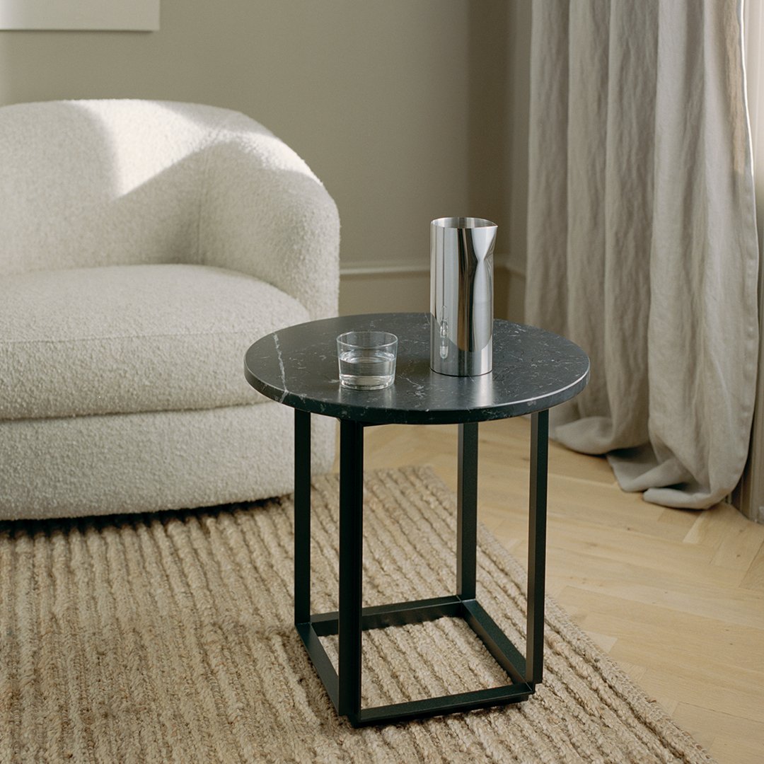 Florence Side Table - Modern Accent End Table with Storage Shelf for Living Room, Bedroom & Office - Small Coffee Table for Home Decor & Organization