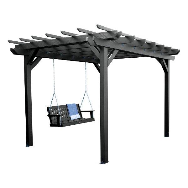 5ft Bodhi Pergola with Lehigh Swing Set - Outdoor Garden Patio Shade & Relaxation for Backyard, Deck, or Poolside