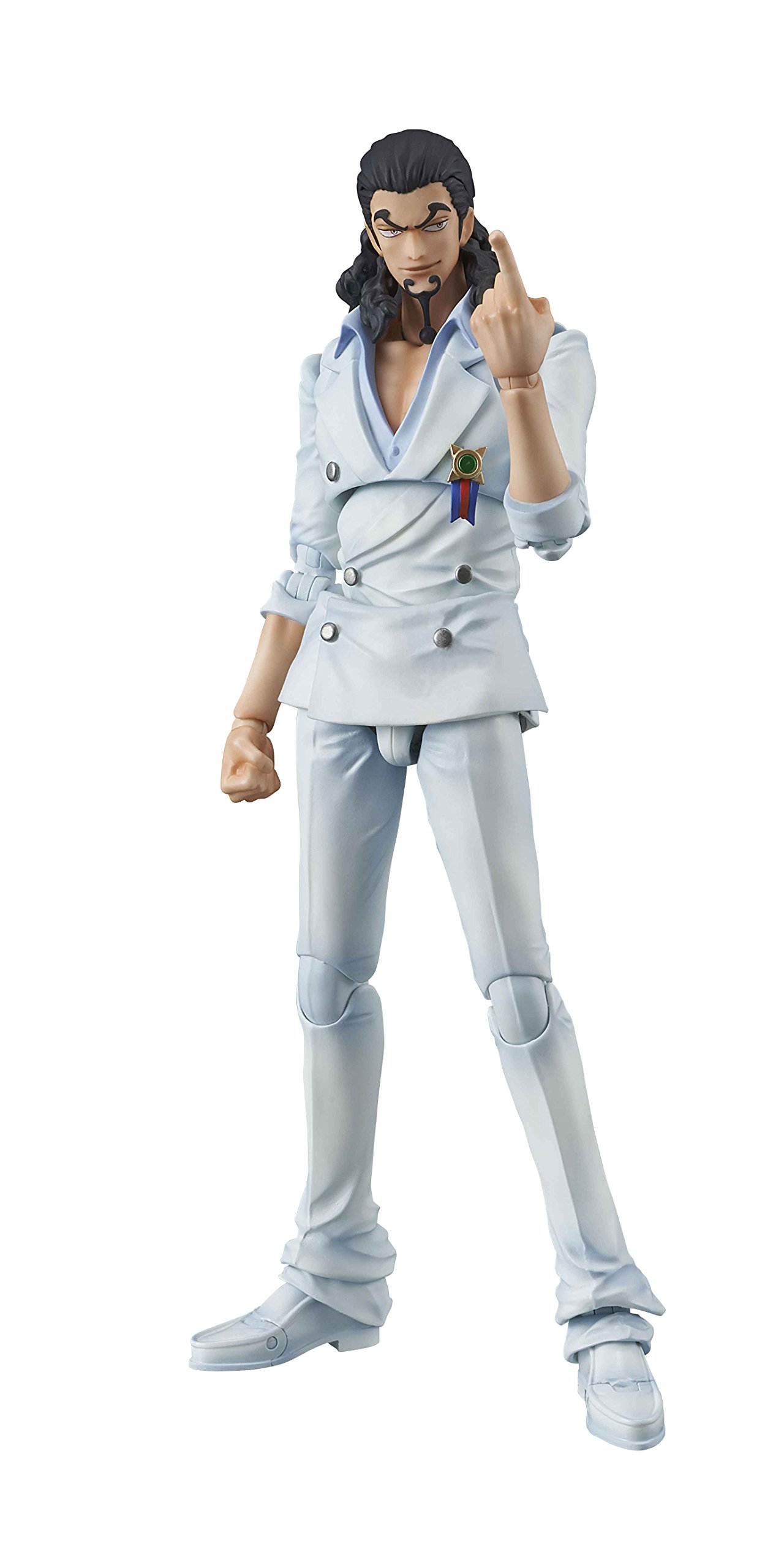 Megahouse One Piece Ron Rucchi Variable Action Hero Figure - Collectible Anime Toy for Display & Play | Perfect for Fans, Gift Giving & Anime Collections