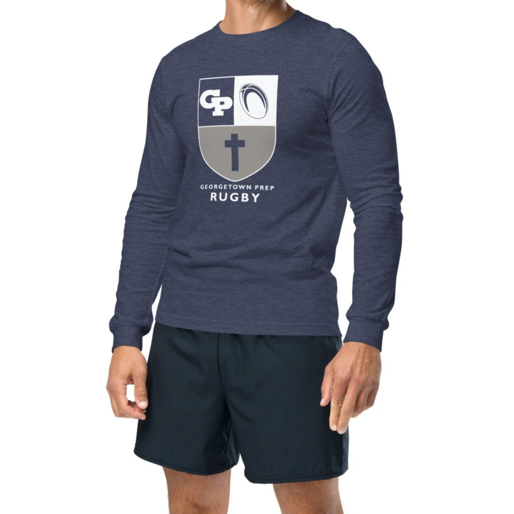 Georgetown Prep Rugby Long Sleeve Social T-Shirt - Comfortable & Stylish for School Events, Games & Casual Wear