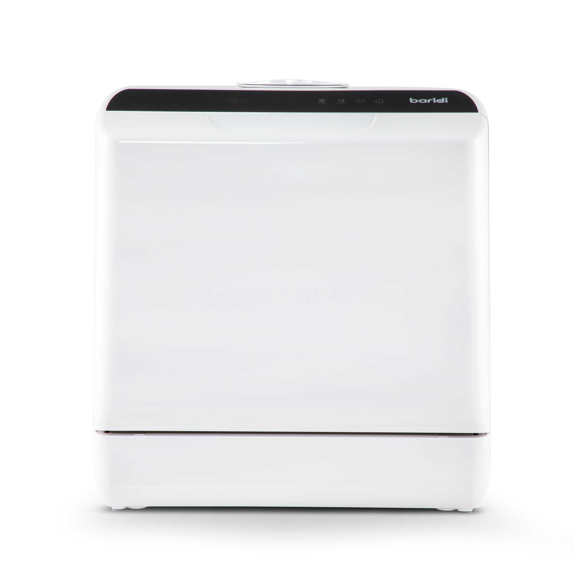 Baridi Mini Portable Tabletop 5L Dishwasher with 2-4 Place Settings - Compact Countertop Dishwasher with 5 Wash Functions (DH224A) for Small Apartments, RVs & Dorm Rooms