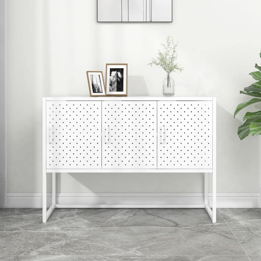 Industrial Style Sideboard Console Table with Storage - 41.3