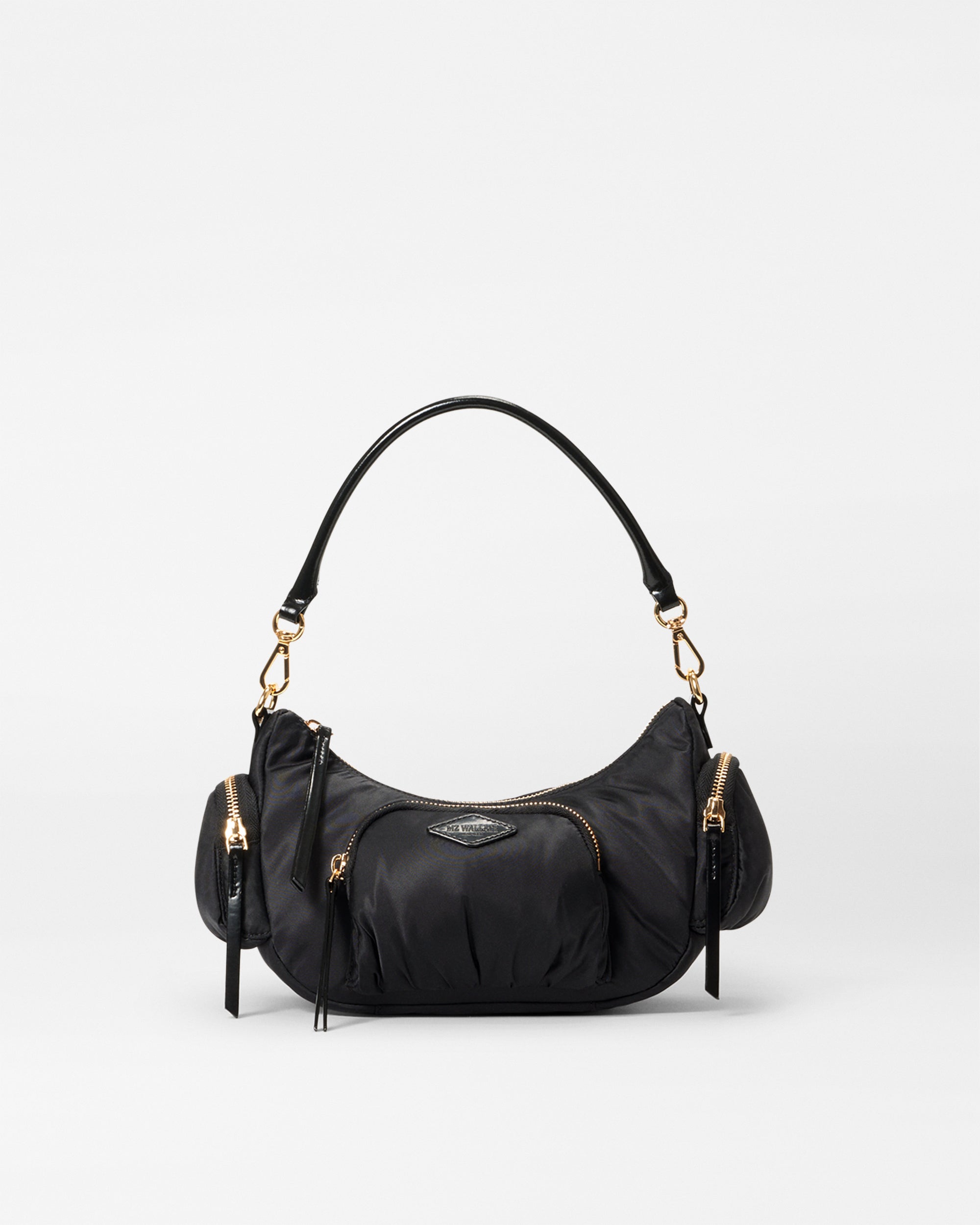 Black Small Chelsea Shoulder Bag for Women - Stylish Crossbody Purse for Everyday Use, Work & Travel | Compact & Lightweight Handbag