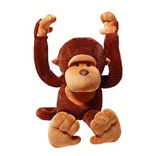 Joyfay 43-Inch Giant Plush Monkey Gorilla Stuffed Animal - 100% New Materials, Pennsylvania Certified Safe for Kids | Perfect for Nursery Decor, Birthday Gifts & Cuddling