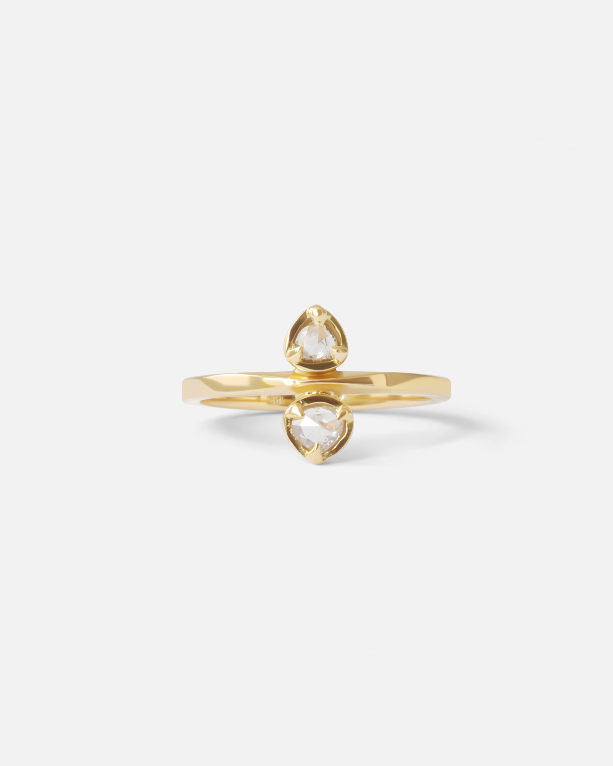 0.3ct White Heart Diamond Ring - Toi Et Moi Style Engagement Ring for Women, 14K Gold Wedding Band, Promise Ring for Her | Perfect for Proposals, Anniversaries & Romantic Gifts
