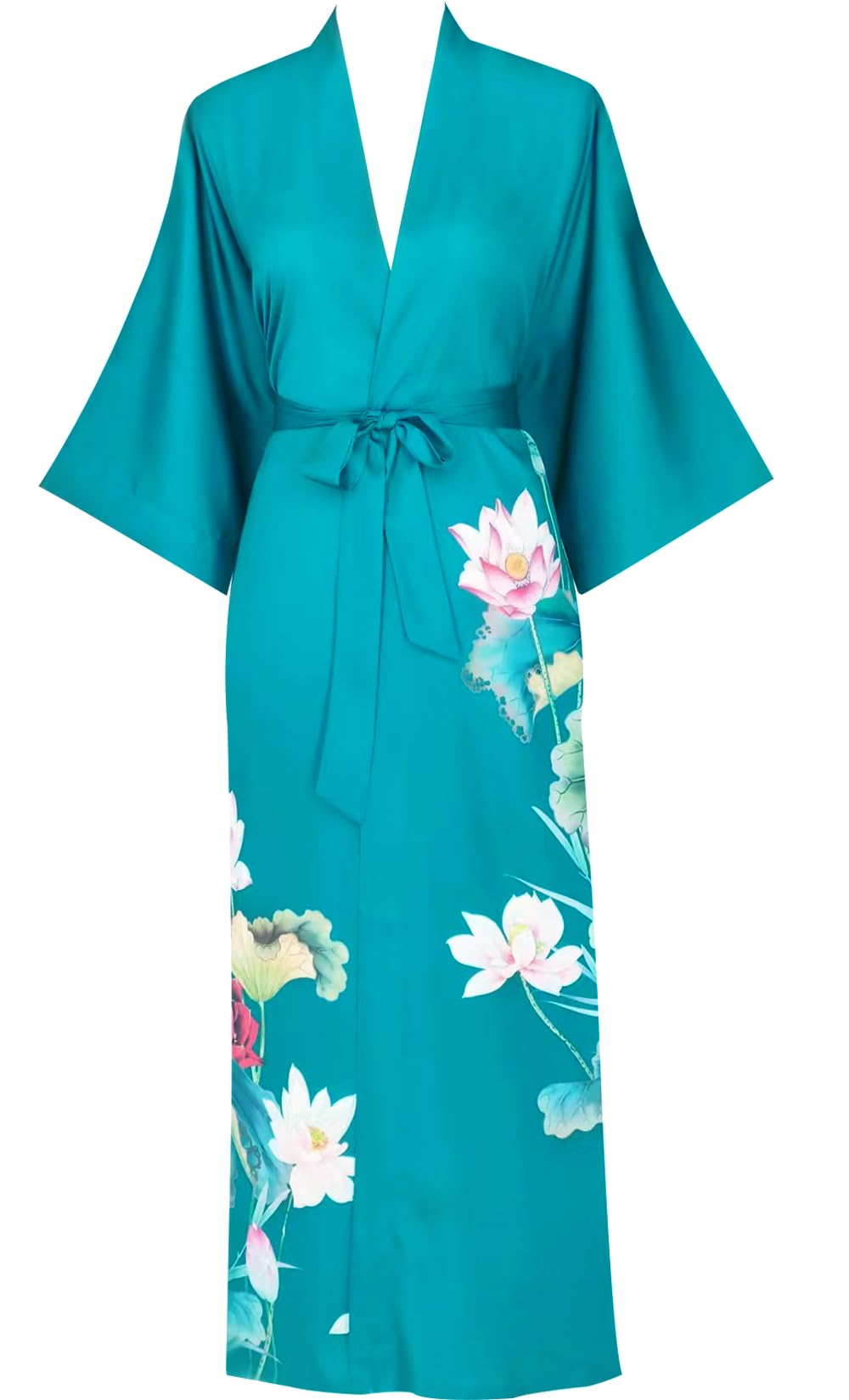 Women's Satin Kimono Robes - Soft Bathrobes & Pajamas for Spa, Loungewear & Relaxation at Home