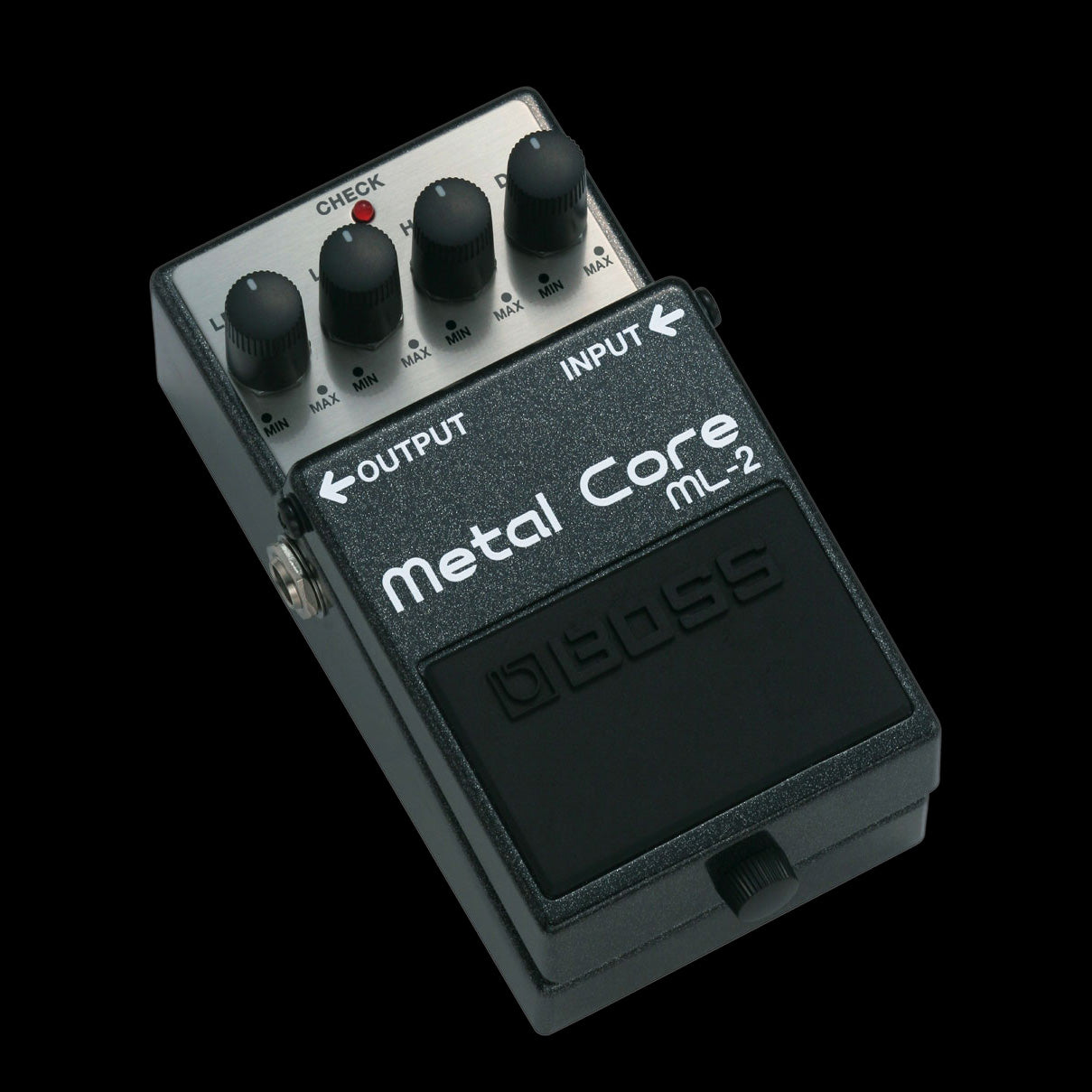 Boss ML-2 Metal Core Distortion Guitar Effects Pedal - High Gain Heavy Metal Guitar Pedal for Stage & Studio Performance
