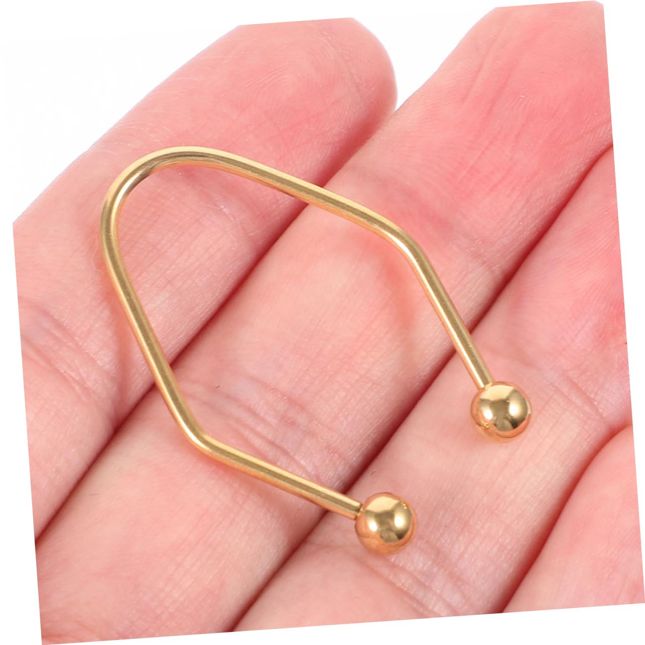 2pcs Stainless Steel Dimple Trainer Face Massager Tool - Golden Facial Dimple Maker & Exerciser for Cheek Enhancement | Perfect for Home Spa, Beauty Routine & Natural Dimple Creation