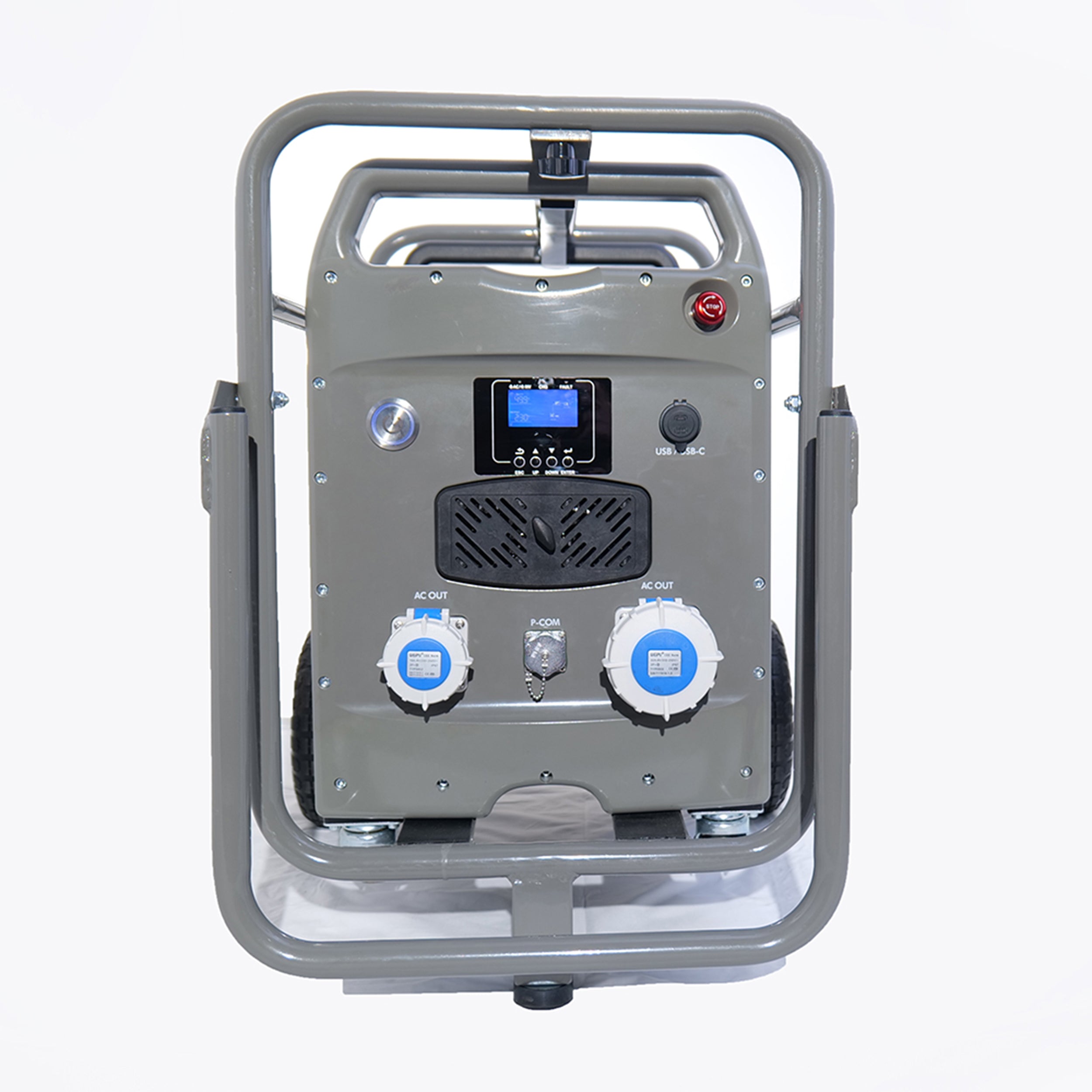 NXTGEN Goat 4.8kWh Portable Power Station with CEE Plug & Protective Cage - Grey | Backup Power for Camping, RV, Home Emergencies & Outdoor Adventures