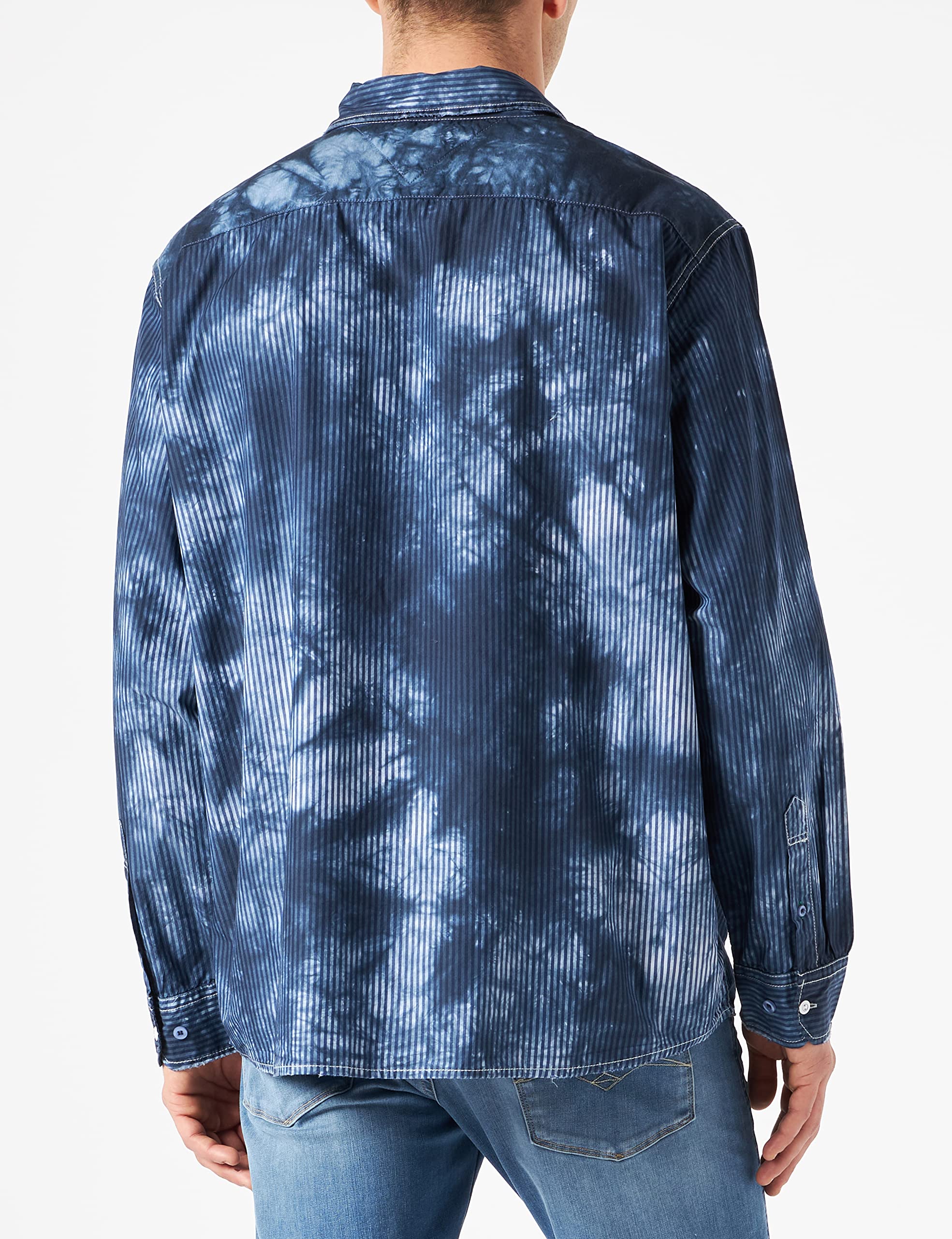 Desigual Men's Casual Button-Down Shirt - Stylish Short Sleeve Summer Top for Work & Vacation | Perfect for Beach, Office & Outdoor Activities