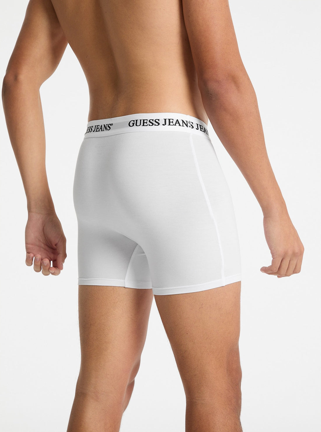 Guess Jeans Black & White 2 Pack Boxer Briefs for Men - Soft Cotton Underwear with Comfortable Waistband - Perfect for Everyday Wear, Gym & Travel