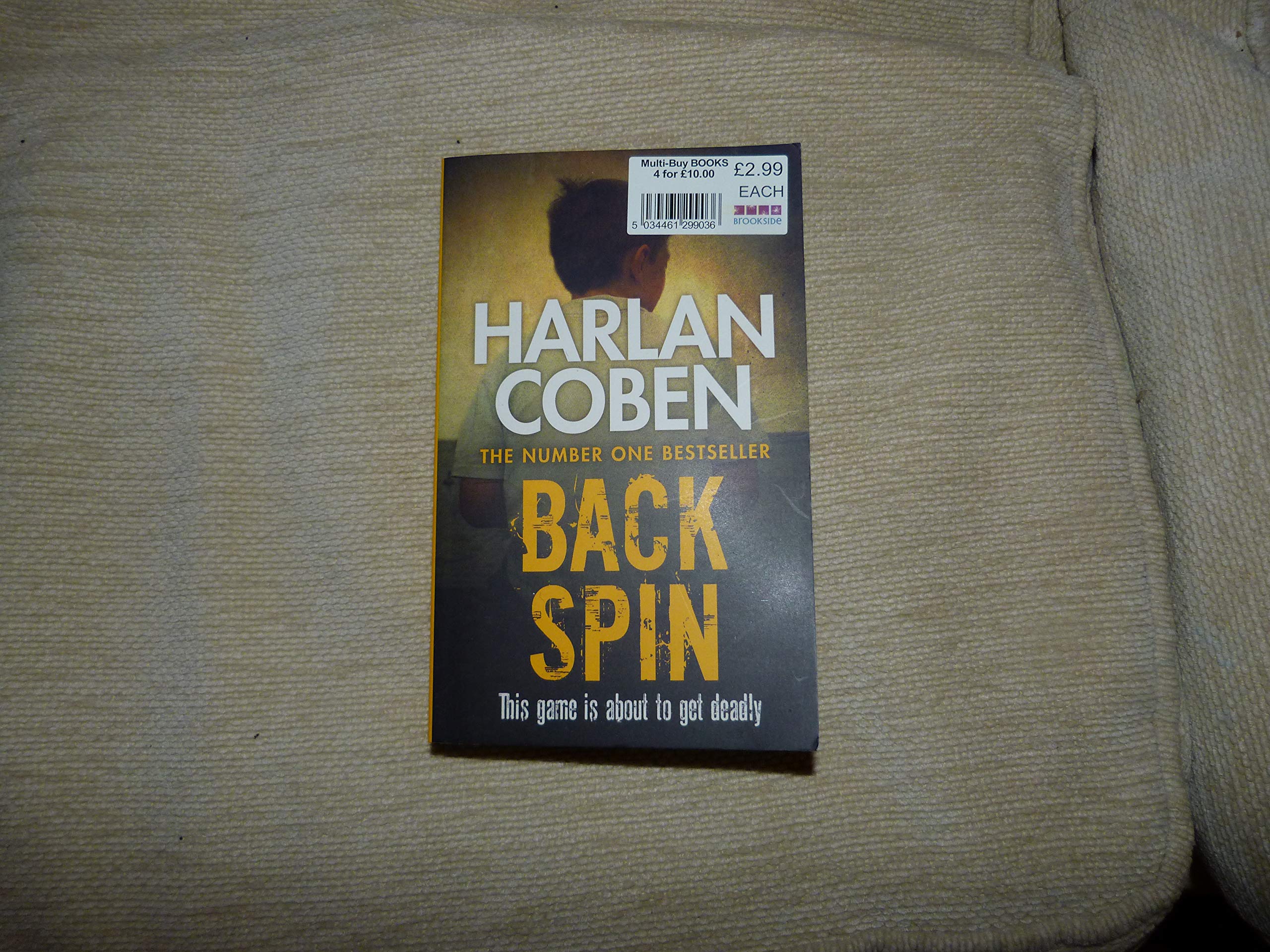 Back Spin by Harlan Coben - Mystery Thriller Paperback Novel | Perfect for Book Clubs, Travel Reading & Crime Fiction Fans