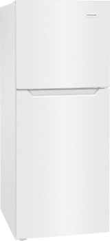 Frigidaire FFET1022UW 10.1 Cu. Ft. White Top Freezer Apartment Refrigerator - Compact & Energy Efficient for Small Spaces, Dorms, Studios & RVs