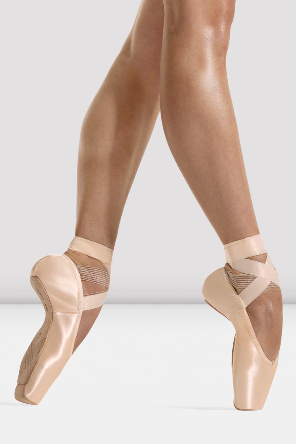 Bloch ETU Suede Toe Ballet Pointe Shoes for Professional Dancers - Perfect for Ballet Performances & Dance Practice