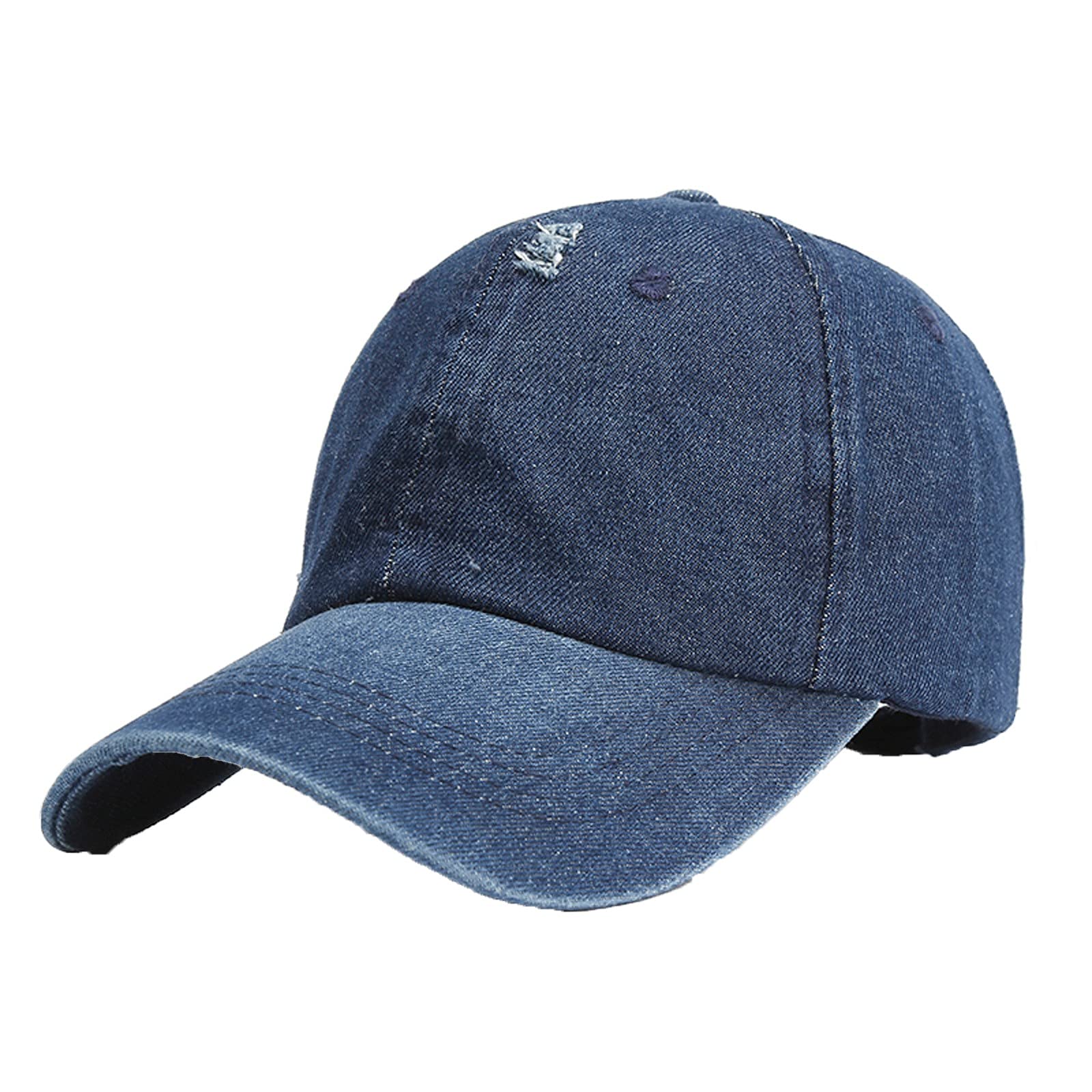 FIN86 Vintage Washed Baseball Cap for Men & Women - Retro Letter Embroidered Golf Hat - Casual Unisex Adjustable Cap for Outdoor, Sports, and Daily Wear