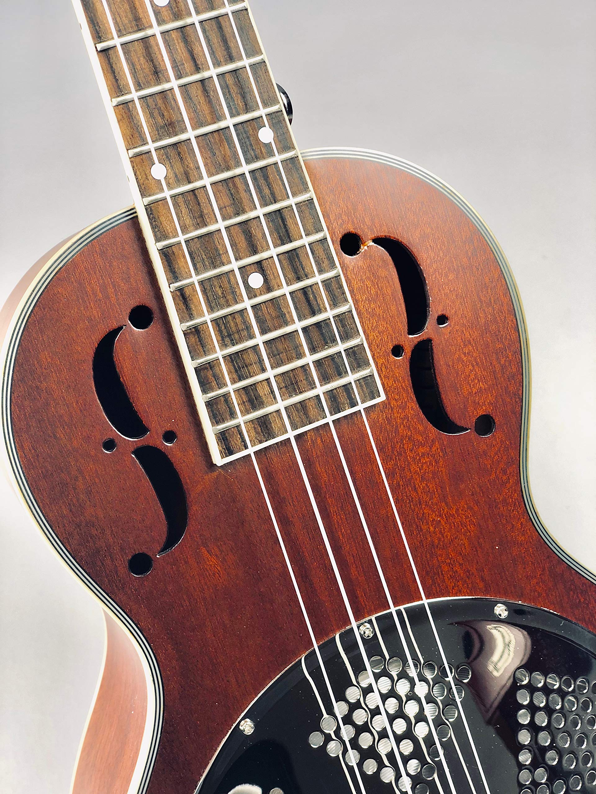 Premium Mahogany Resonator Tenor Ukulele - Professional Sound Quality for Performances, Recording & Travel | Handcrafted Musical Instrument for Musicians & Beginners