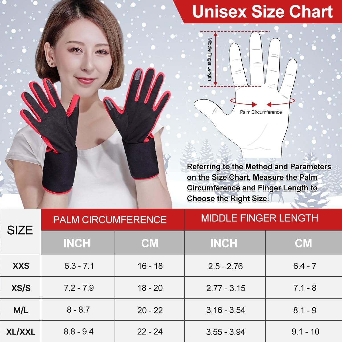 Savior Rechargeable Electric Heated Glove Liners - Thin Winter Gloves for Men & Women - Perfect for Driving, Typing, Running & Outdoor Activities - Stay Warm in Cold Weather