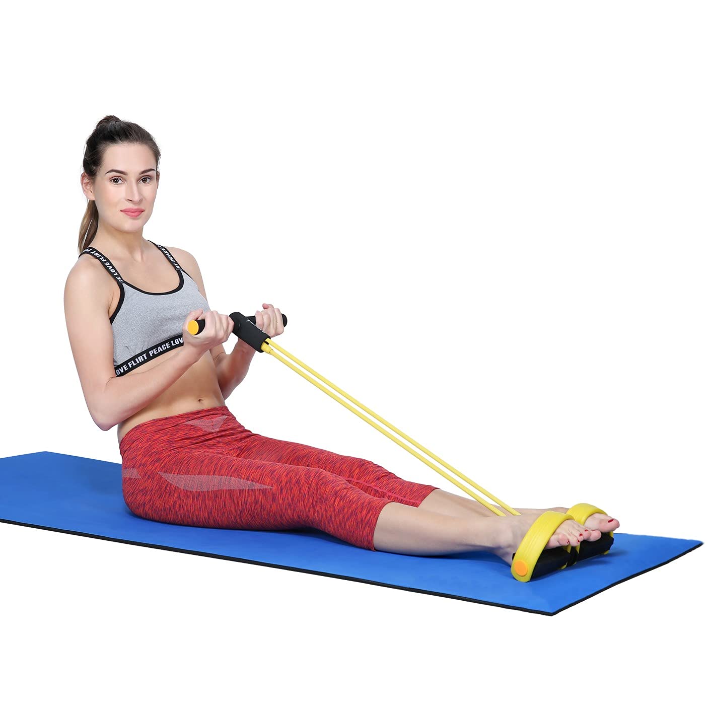 Tummy Twister Waist Trimmer Belt for Men & Women - Abdominal Workout Equipment for Core Strength & Weight Loss - Perfect for Home Gym, Fitness Training & Postpartum Recovery