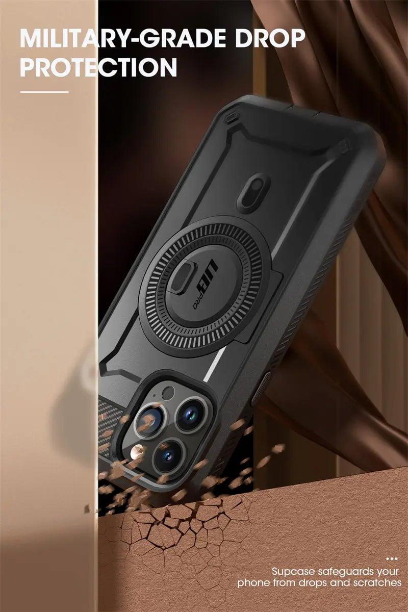 iPhone 15 Pro SUPCASE UB Pro Mag Full Body Protective Case with Magnetic Compatibility - Perfect for Outdoor Adventures, Work & Daily Use
