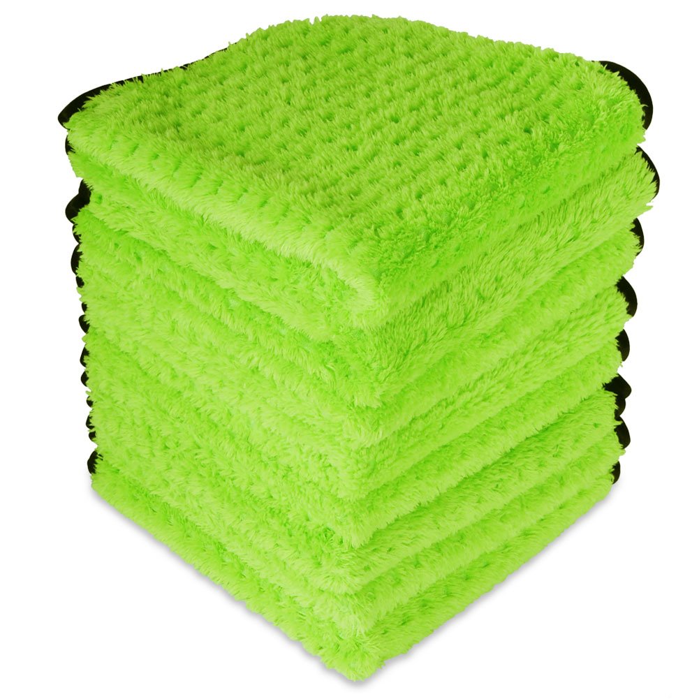 Premium Green Xtreme Microfiber Detailing Towel - 16
