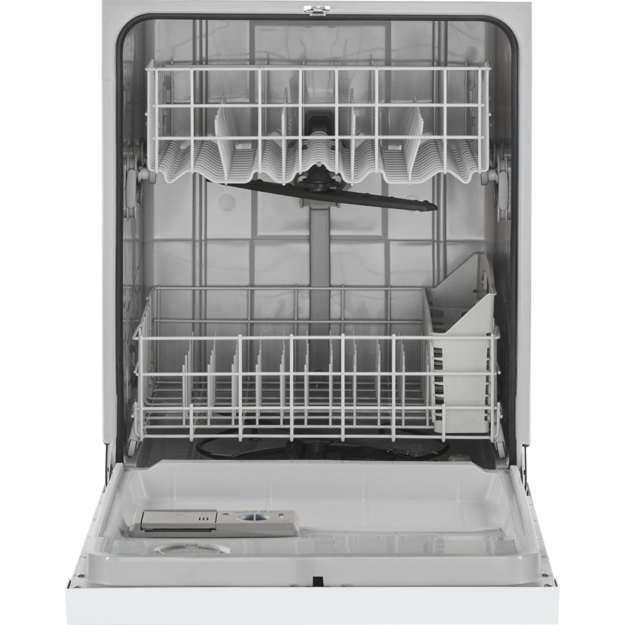 Amana ADB1400AMW 24 Inch Built-In Dishwasher - Energy Star Certified, 14 Place Settings, Quiet Operation, White - Perfect for Kitchens, Apartments, and Small Households