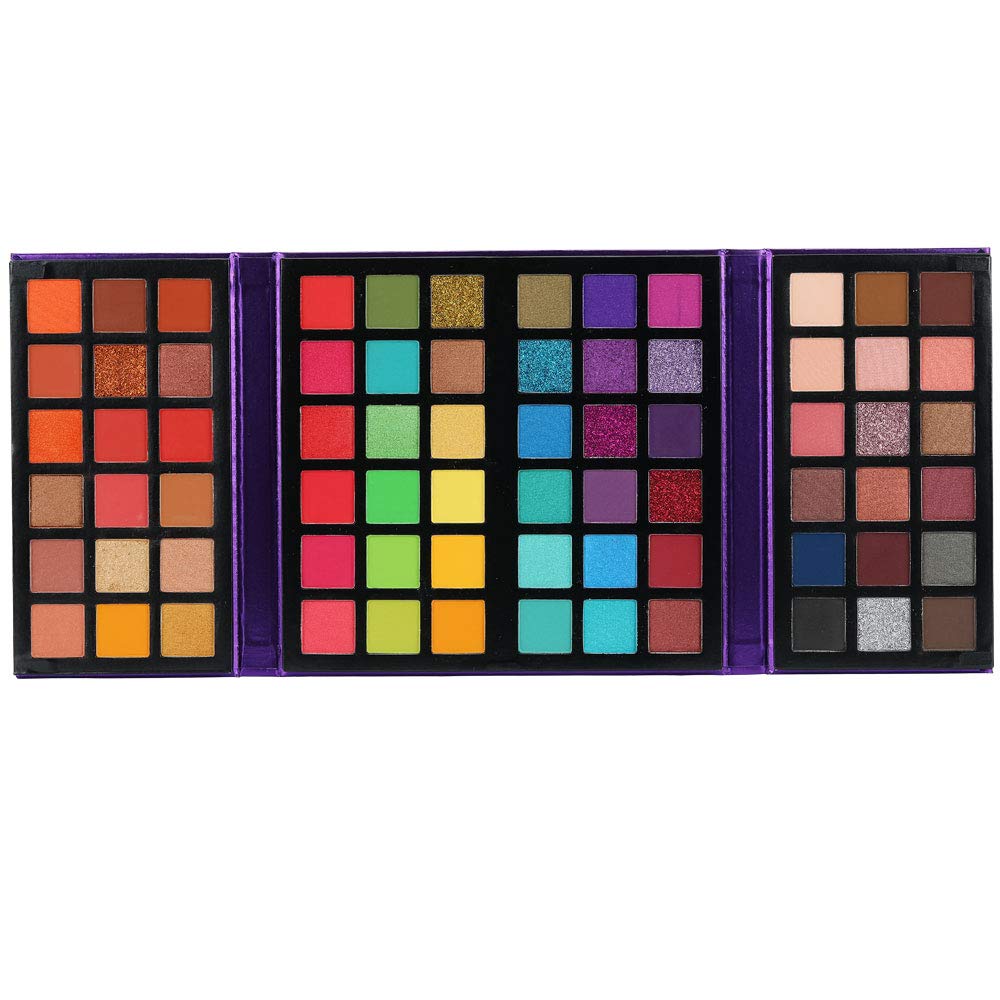 72-Color Eyeshadow Palette - Highly Pigmented, Long-Lasting Makeup Palette for Women & Teens | Perfect for Day & Night Looks, Parties & Professional Makeup