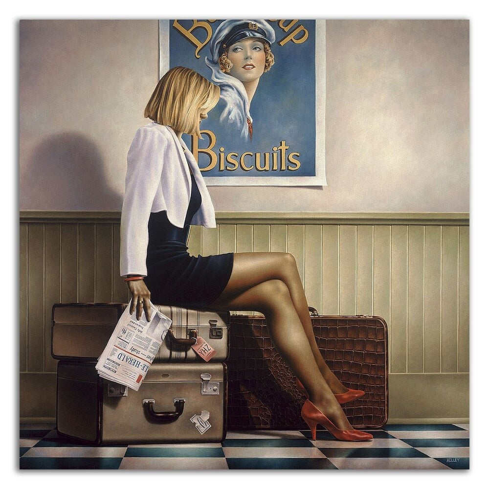 Paul Kelley Biscuits Canvas Art Print - Ready to Hang Wall Decor for Kitchen, Dining Room & Office