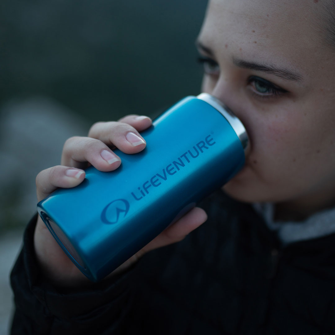 Lifeventure Stainless Steel Thermal Mug - 300ml Vacuum Insulated Travel Coffee Cup - Keeps Drinks Hot/Cold for Hours - Perfect for Camping, Hiking & Office Use