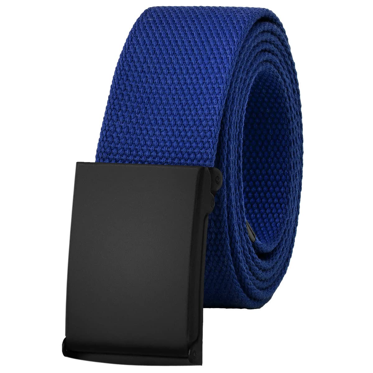 Falari Adjustable Canvas Web Belt for Men & Women - Cut to Fit Golf Belt with Flip Top Buckle - Perfect for Golf, Casual Wear & Outdoor Activities