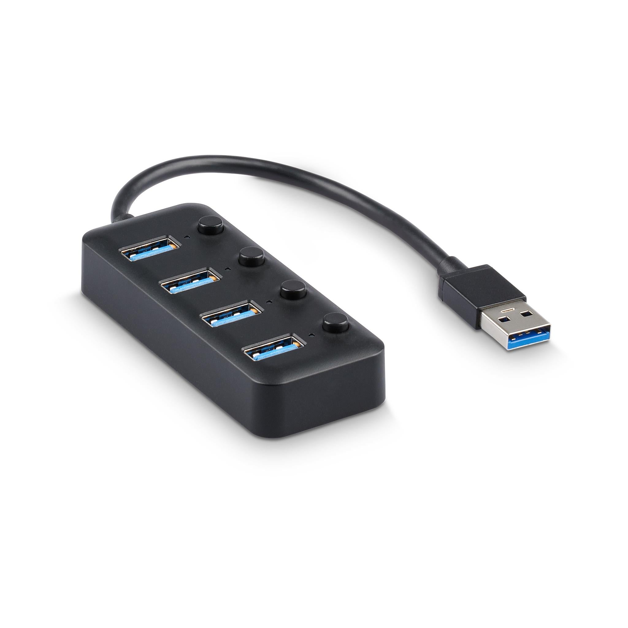 3rd Earth USB 3.1 SuperSpeed 4-Port Hub - High-Speed Data Transfer for Laptop, PC, Mac - Perfect for Home Office, Gaming & Travel Accessories