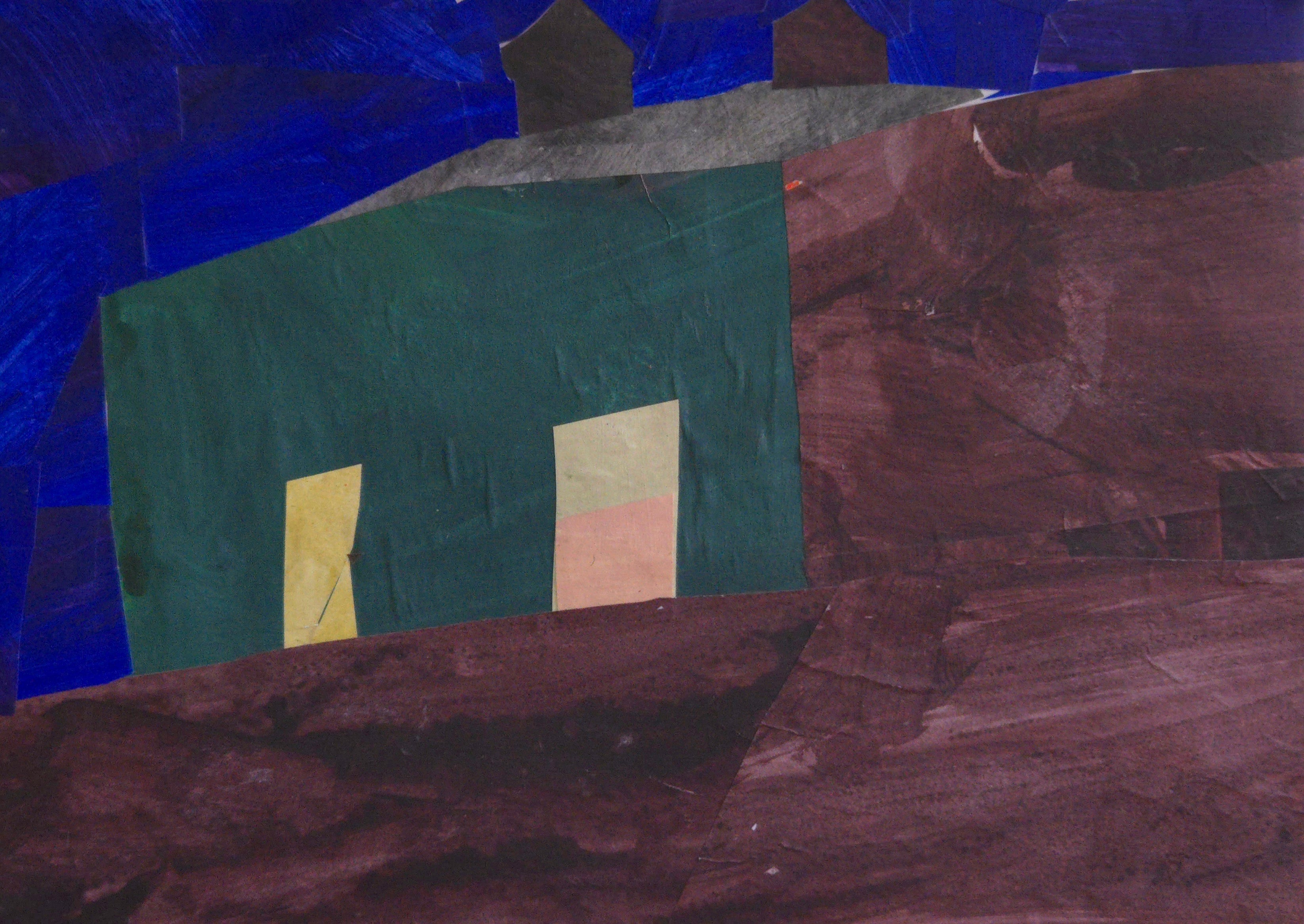 Katie Knoeringer: House at Night - Limited Edition Art Print for Home Decor, Bedroom Wall Art, and Gift Ideas