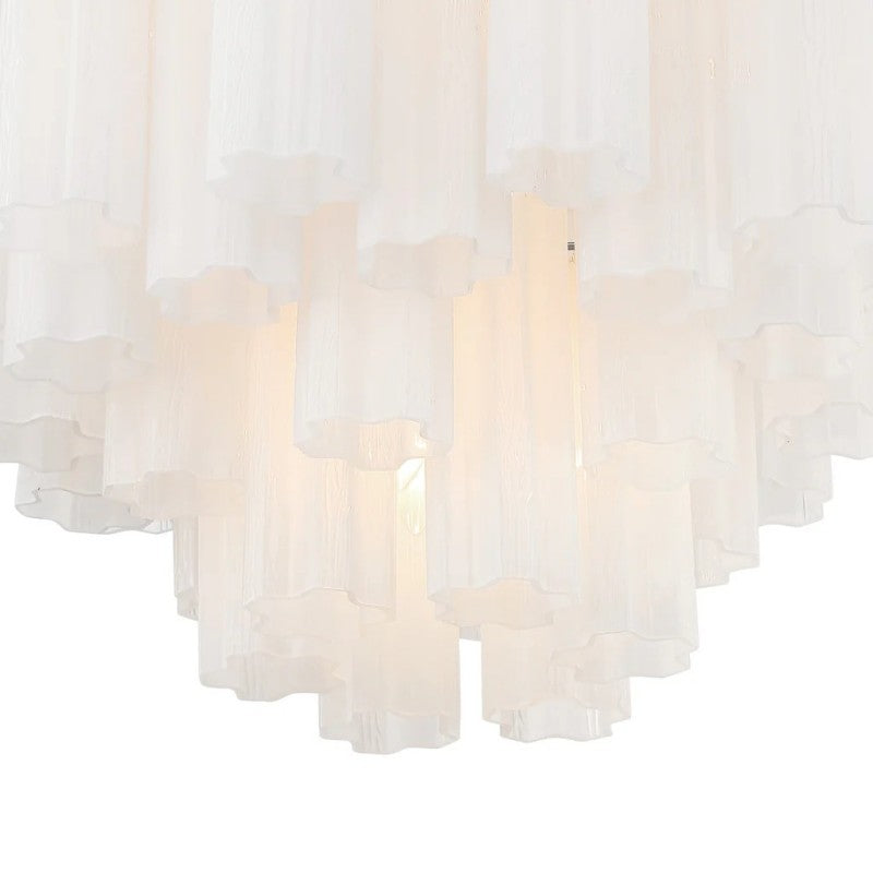 Addens 9-Light Modern Crystal Chandelier for Dining Room, Living Room, Bedroom - Elegant Ceiling Light Fixture with Clear Glass Shades & Gold Finish