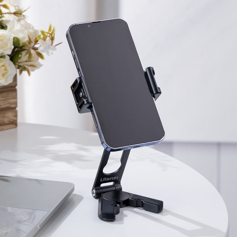 Ulanzi HP004 Crab Phone Mount 3042 - Adjustable Universal Smartphone Holder for Vlogging, Photography & Video Recording - Perfect for Travel, YouTube, TikTok & Live Streaming