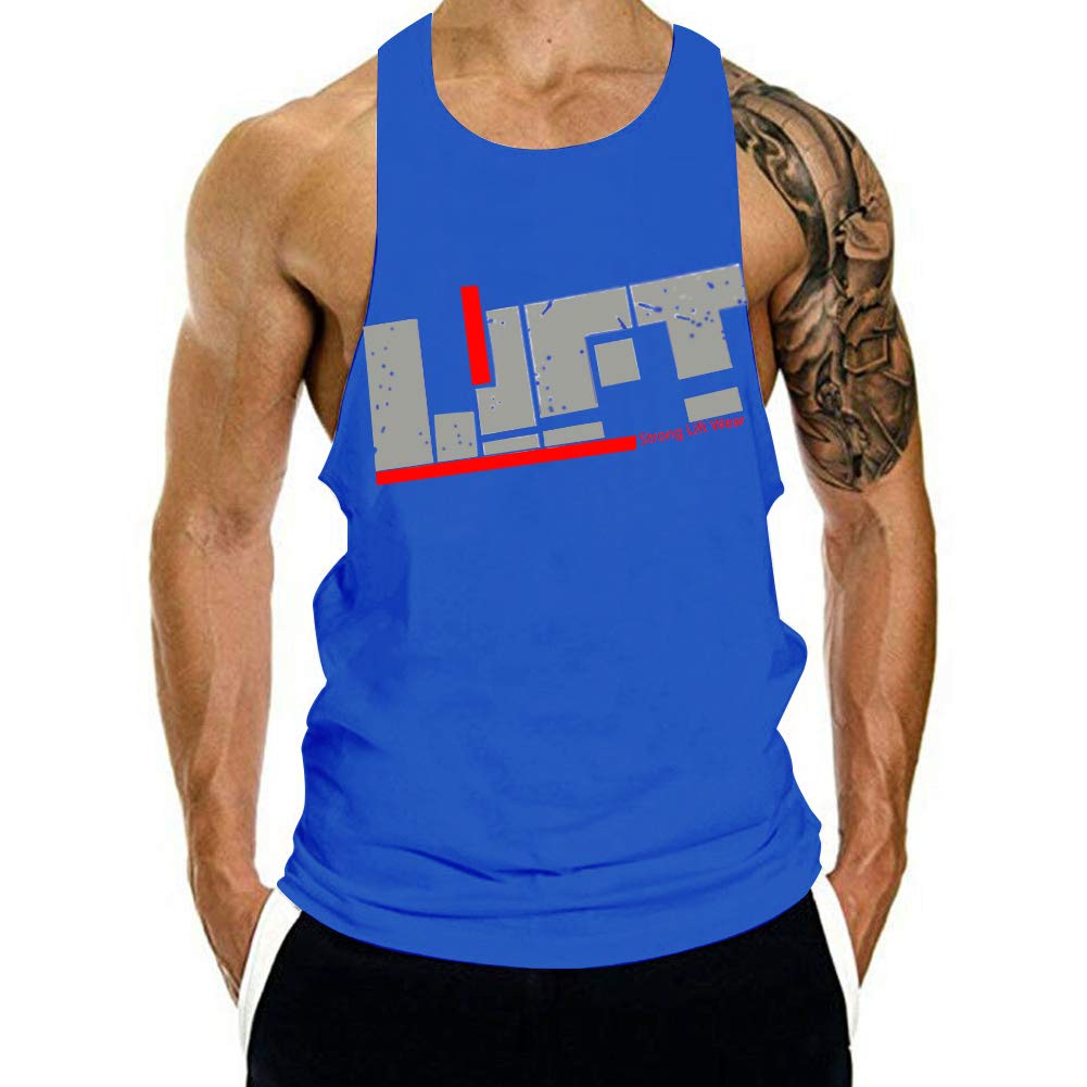Men's Gym Bodybuilding Stringer Tank Top - Workout Muscle Cut Shirt for Fitness & Training - Sleeveless Athletic Vest for Weightlifting, Running & Gym Sessions