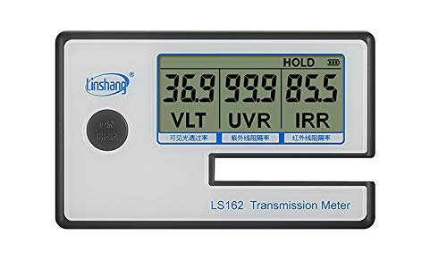 LS162 Transmission Meter Window Tint Film - Precise Transmission Value Measurement for Auto Glass & Side Windshields | Perfect for Car Maintenance & DIY Automotive Repairs