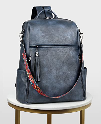 Dusty Blue Retro Style